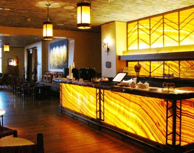 Stone decorated Bar